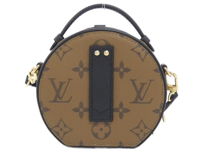 Borsa a Spalla Louis Vuitton Monogram Reverse Mini Boite Chapeau Marrone - vista 2