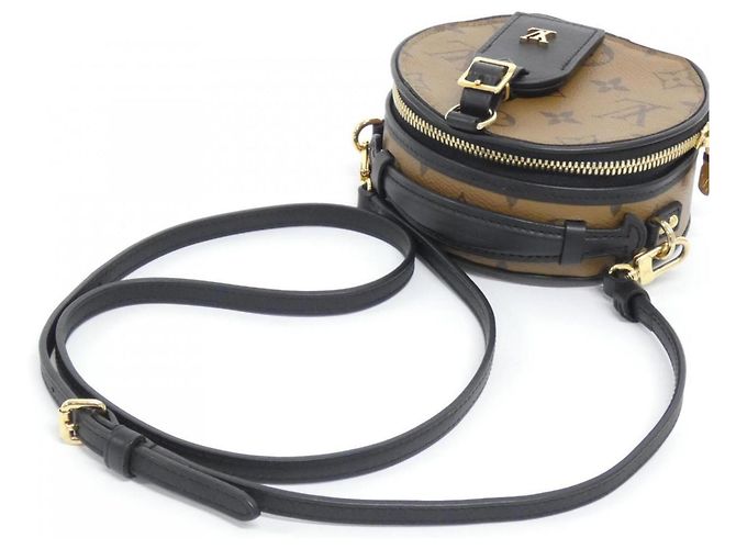 Borsa a Spalla Louis Vuitton Monogram Reverse Mini Boite Chapeau Marrone - vista 6