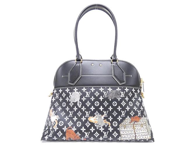 Borsa a tracolla Louis Vuitton Monogram Alma Souple XXL Nero - vista 2