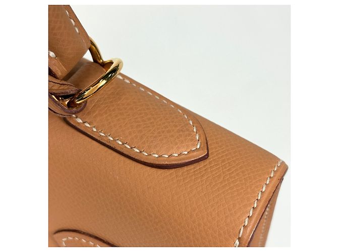 Hermès Borsa Hermes Kelly 32 Marrone - vista 10