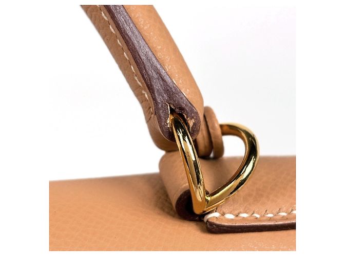 Hermès Borsa Hermes Kelly 32 Marrone - vista 11