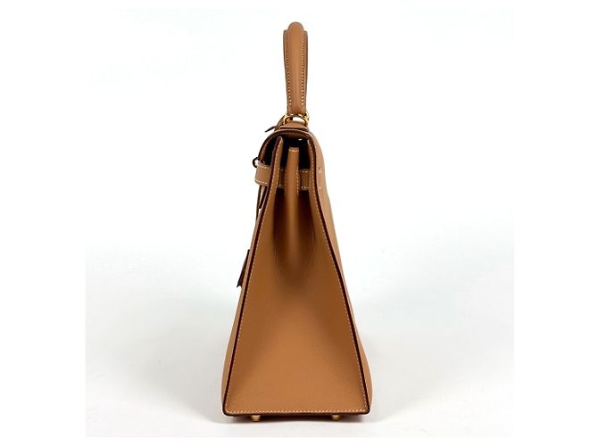 Hermès Borsa Hermes Kelly 32 Marrone - vista 2