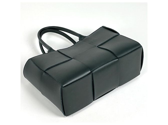 Borsa Tote Arco di Bottega Veneta in verde - vista 2