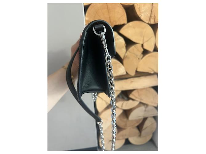 Borsa a tracolla MCM Visetos Nero Beige Grigio - vista 12