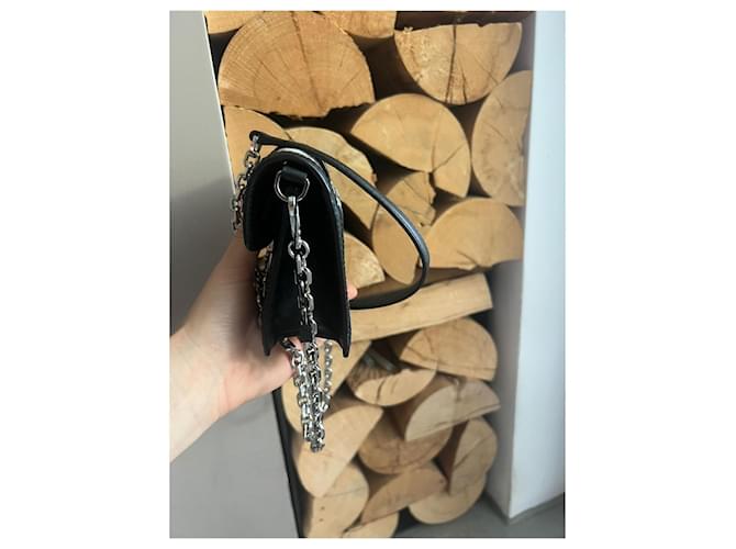 Borsa a tracolla MCM Visetos Nero Beige Grigio - vista 13