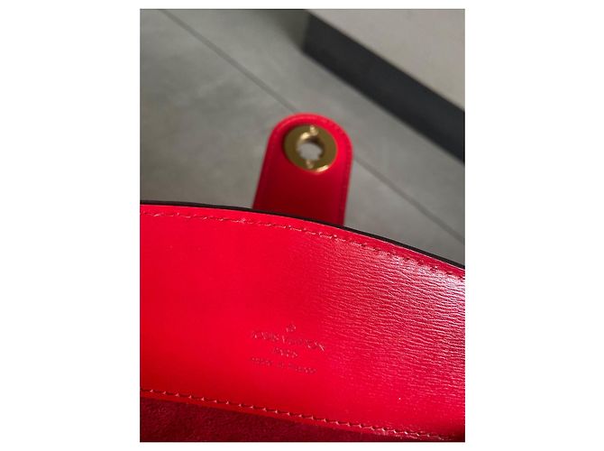 Borsa Louis Vuitton Epi Cluny Rossa Rosso - vista 9