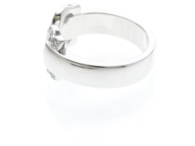 Cartier 2C Boucle Diamantring Silber - Ansicht 2