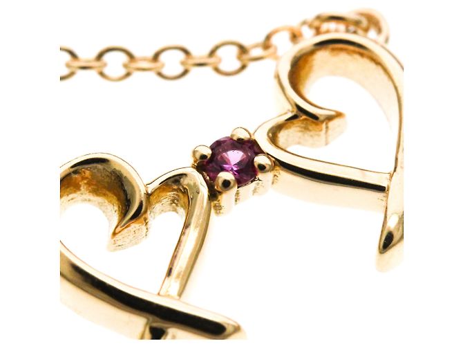 Tiffany & Co Collana Tiffany Double Loving Heart in oro rosa D'oro - vista 7