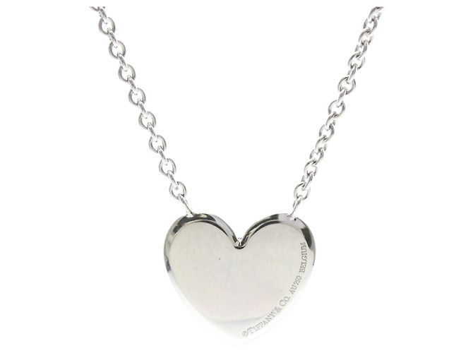 Tiffany & Co Collana Tiffany Heart Pave Diamond Argento - vista 2