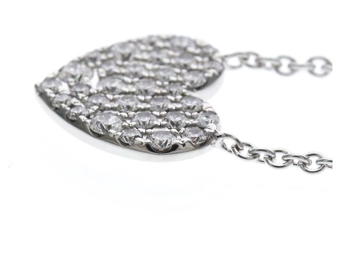 Tiffany & Co Collana Tiffany Heart Pave Diamond Argento - vista 3