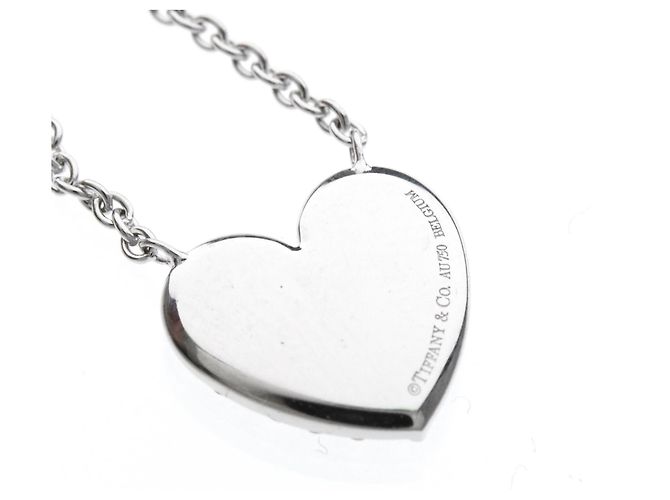 Tiffany & Co Collana Tiffany Heart Pave Diamond Argento - vista 7
