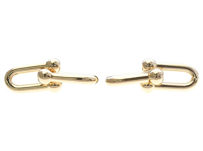 Tiffany & Co Pendientes de aro medianos en oro rosa de 18K Tiffany Dorado - vista 3
