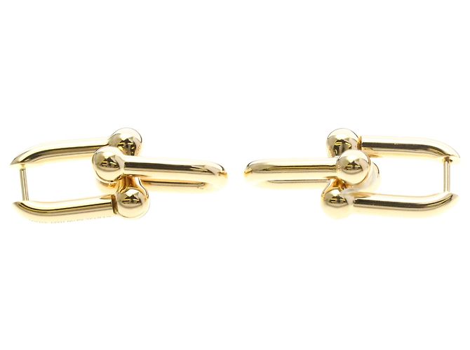 Tiffany & Co Pendientes de aro medianos en oro rosa de 18K Tiffany Dorado - vista 5