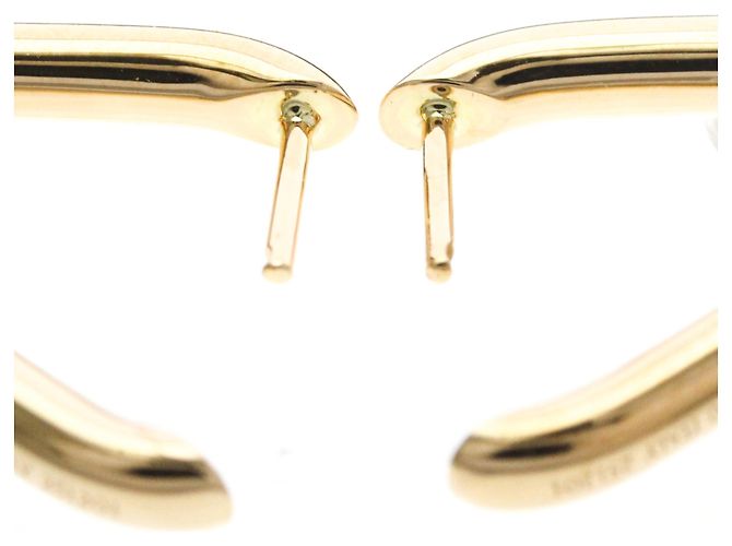 Tiffany & Co Pendientes de aro medianos en oro rosa de 18K Tiffany Dorado - vista 7