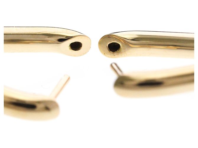 Tiffany & Co Pendientes de aro medianos en oro rosa de 18K Tiffany Dorado - vista 8