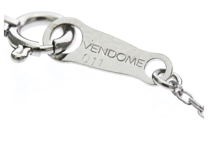 Autre Marque Collana a forma di pera con pavé di diamanti Vendome Aoyama Argento - vista 11