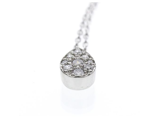 Autre Marque Collana a forma di pera con pavé di diamanti Vendome Aoyama Argento - vista 4