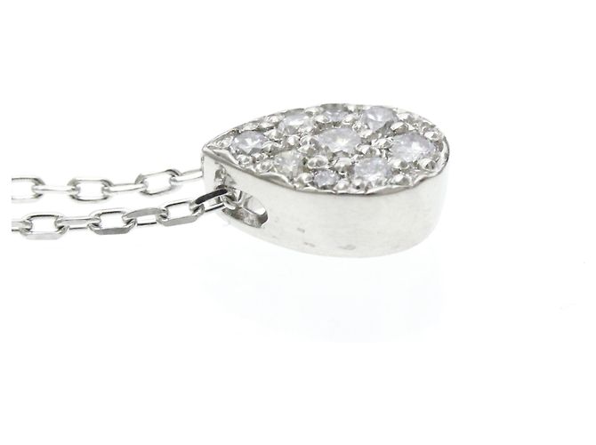 Autre Marque Collana a forma di pera con pavé di diamanti Vendome Aoyama Argento - vista 5