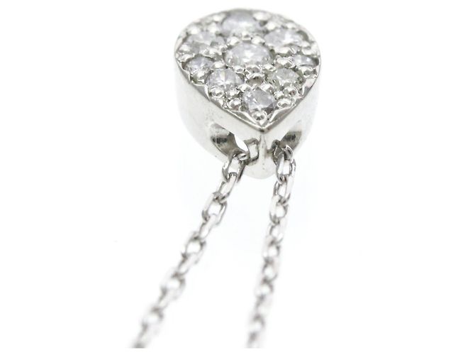 Autre Marque Collana a forma di pera con pavé di diamanti Vendome Aoyama Argento - vista 6
