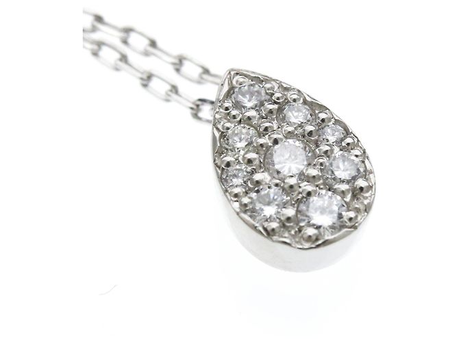 Autre Marque Collana a forma di pera con pavé di diamanti Vendome Aoyama Argento - vista 7