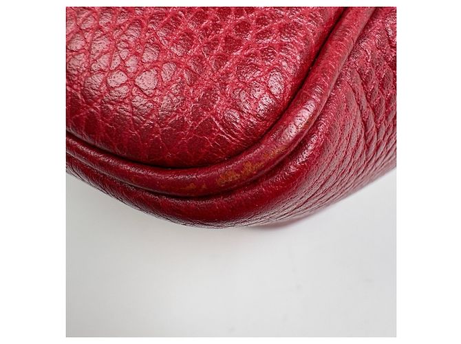 Borsa Gucci motivo GG Rosso Beige - vista 4