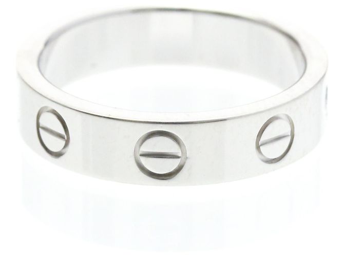 Cartier Mini Love Ring mit Diamant in Weißgold Silber - Ansicht 4