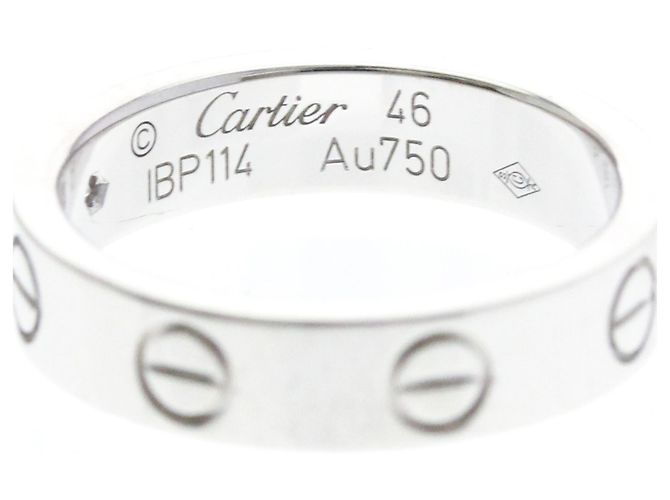 Cartier Mini Love Ring mit Diamant in Weißgold Silber - Ansicht 6