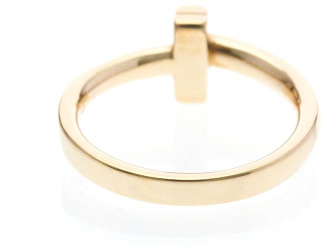 Tiffany & Co Anello Tiffany T One Narrow Band in oro rosa D'oro - vista 3