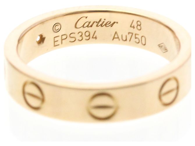Anello Cartier Mini Love con 1 Diamante in Oro Rosa D'oro - vista 6