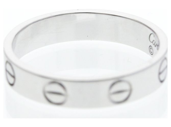 Cartier Mini Love Ring aus Weißgold Silber - Ansicht 6