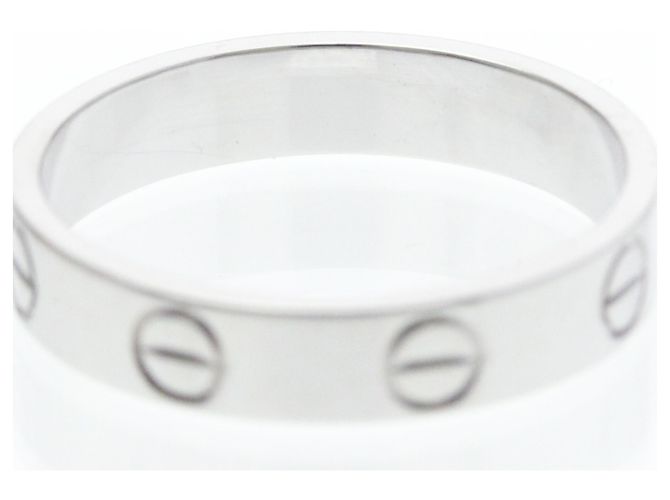 Cartier Mini Love Ring aus Weißgold Silber - Ansicht 7