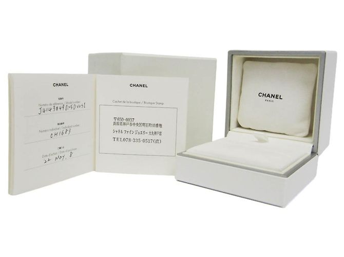Chanel Camellia Diamant-Verlobungsring Silber - Ansicht 11
