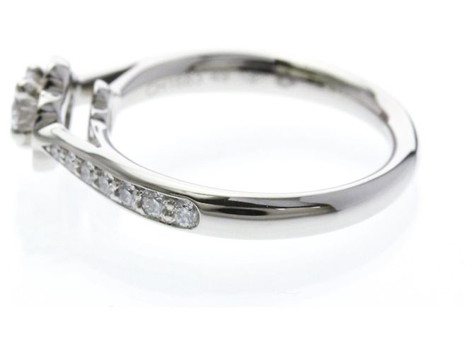 Chanel Camellia Diamant-Verlobungsring Silber - Ansicht 2