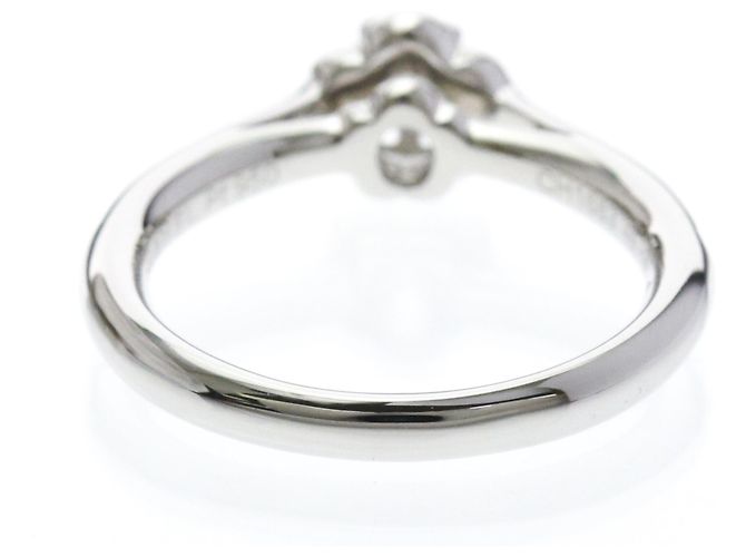 Chanel Camellia Diamant-Verlobungsring Silber - Ansicht 3