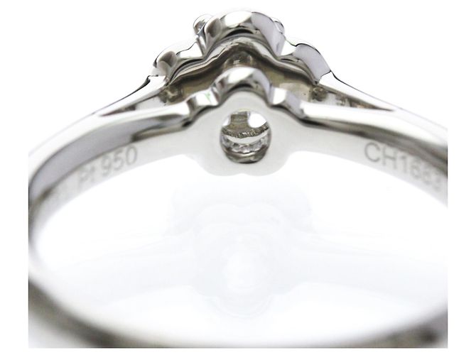 Chanel Camellia Diamant-Verlobungsring Silber - Ansicht 8