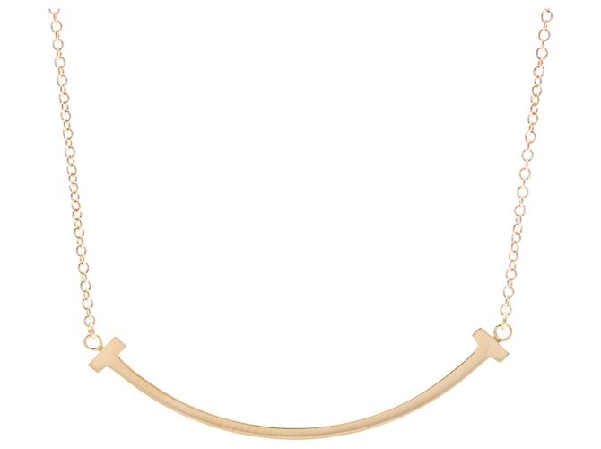 Tiffany & Co Collana Tiffany T Smile misura piccola D'oro - vista 2