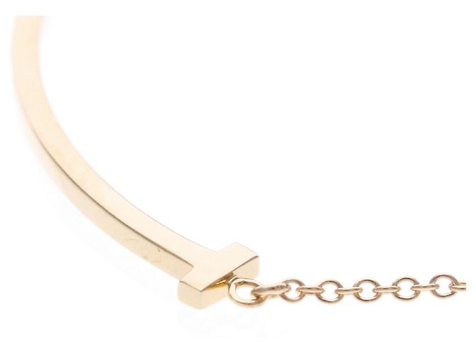 Tiffany & Co Collana Tiffany T Smile misura piccola D'oro - vista 3