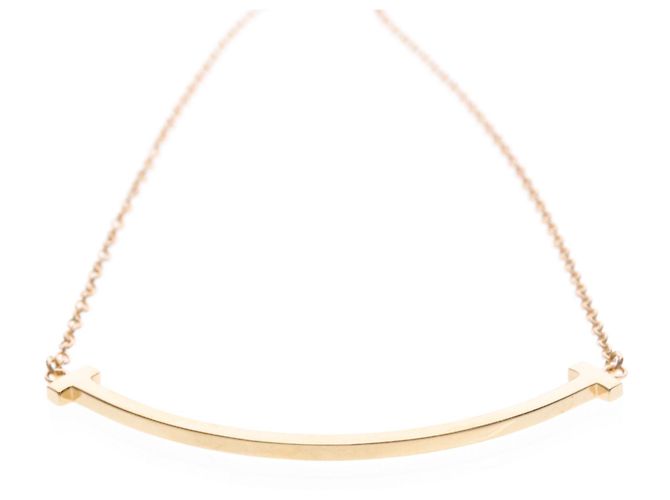 Tiffany & Co Collana Tiffany T Smile misura piccola D'oro - vista 4