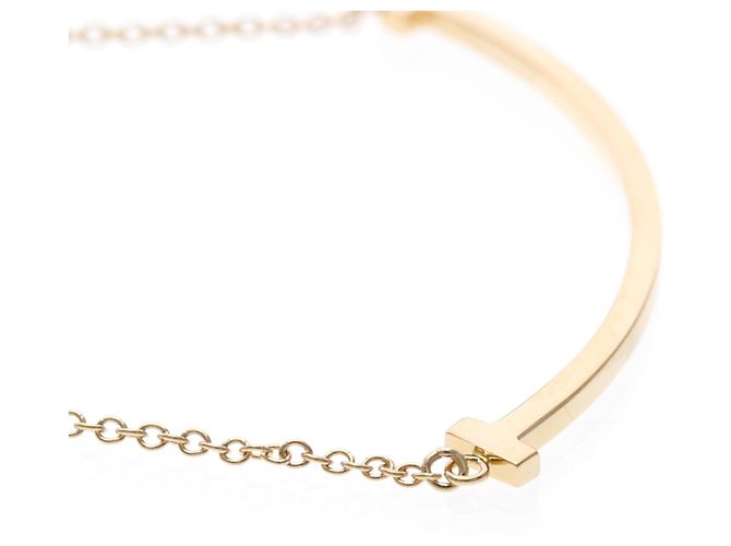 Tiffany & Co Collana Tiffany T Smile misura piccola D'oro - vista 5