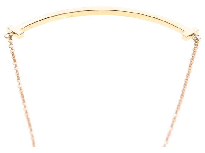 Tiffany & Co Collana Tiffany T Smile misura piccola D'oro - vista 6