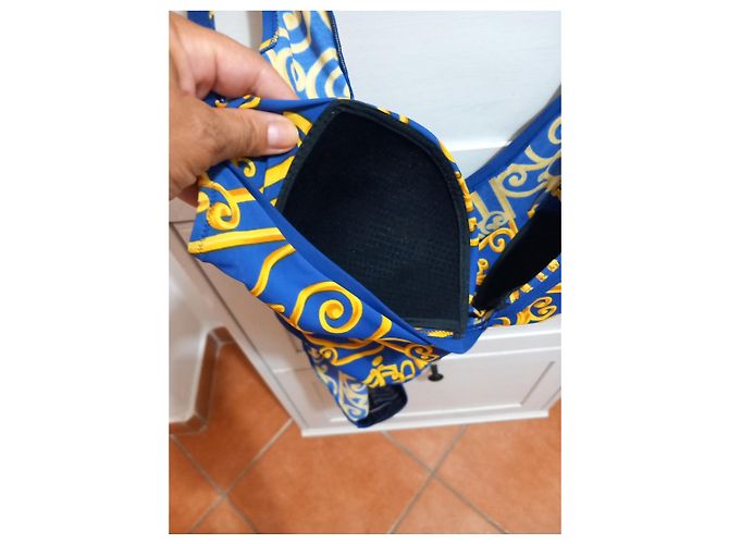 Christian Dior Costume intero Monogram Blu e Oro D'oro - vista 5