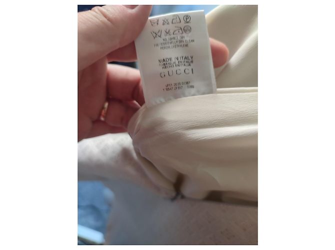 Gucci Jacquard-Kleid Weiß - Ansicht 2