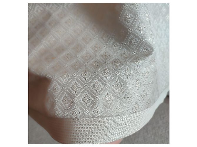 Gucci Jacquard-Kleid Weiß - Ansicht 5