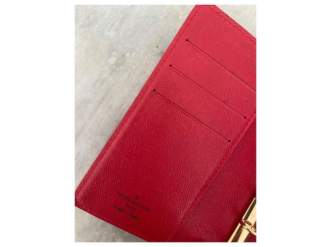 Louis Vuitton Funda de Agenda en piel Epi PM Roja - vista 8