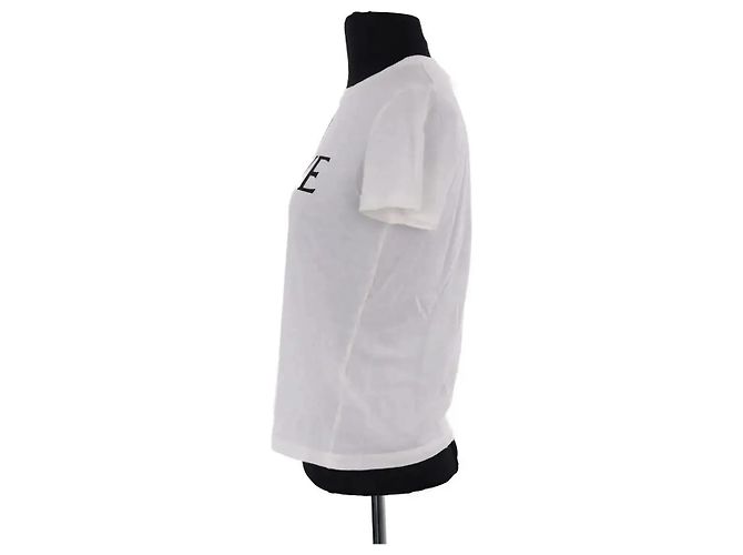 Loewe Camiseta de algodón blanca Blanco - vista 3
