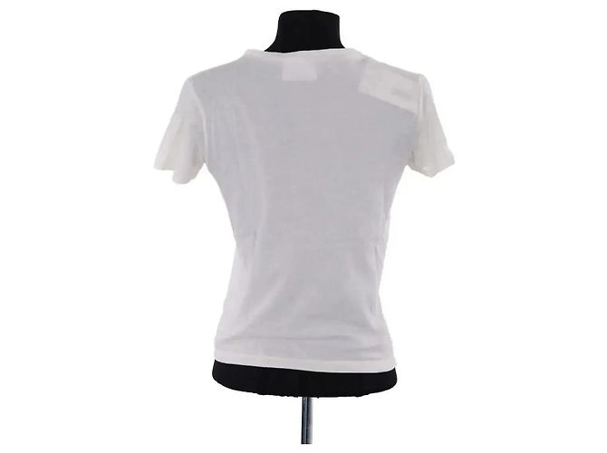 Loewe Camiseta de algodón blanca Blanco - vista 4