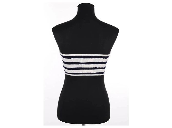 Barrie Top de cashmere sem mangas ecru - vista 4