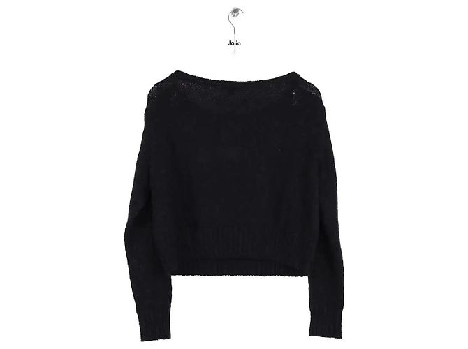 Autre Marque Jersey de algodón negro - vista 3