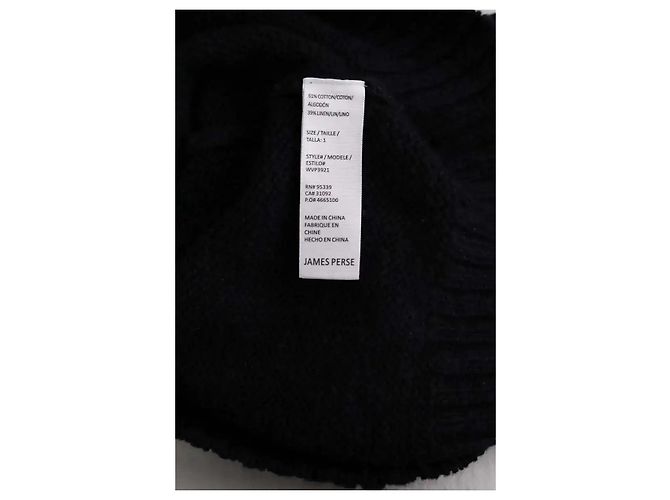 Autre Marque Jersey de algodón negro - vista 5