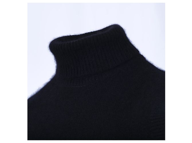 Gianni Versace Chaleco de cuello alto de cachemira negro Versace - vista 4